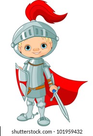 Illustration of little knight