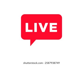 Illustration of an Live Streaming Logo