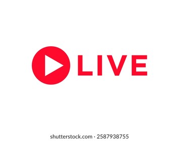 Illustration of an Live Streaming Logo