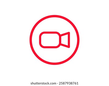Illustration of an Live Streaming Logo
