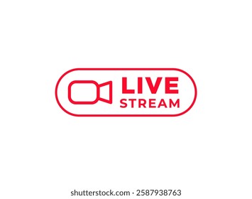 Illustration of an Live Streaming Logo