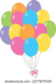 Illustration of a lively balloon