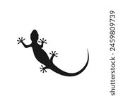Illustration lizard logo icon template vector design