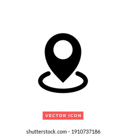 An Illustration Of A Location Icon. Vector Symbol.