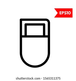 illustration of lock flat icon