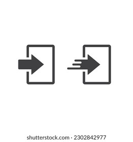 illustration of login, login icon, vector art.