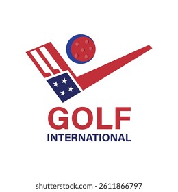 illustration of logo american golf