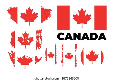 Illustration Logo Canada Day Vector Icon Stock Vector (Royalty Free ...