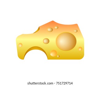 illustration, logo cheese