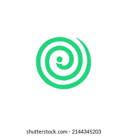 illustration logo coil templet icon