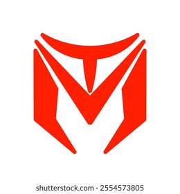 illustration of a logo with a combination of the letters M, V, and T