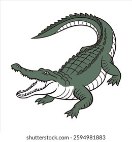 illustration, logo, design, and alligator.vector