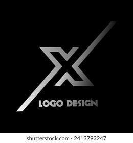 Logo-Design für Illustrationen mit Farbverlauf-Zeichen