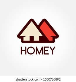Illustration Logo Design of Housing
