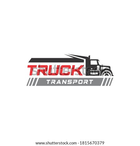 Illustration of logo design for Transport logistic or Express delivery company