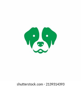 illustration logo dog animal templet