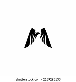 illustration logo eagle animal templet icon