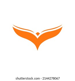 illustration logo eagle icon templet