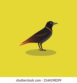 illustration logo elegant bird inspiration