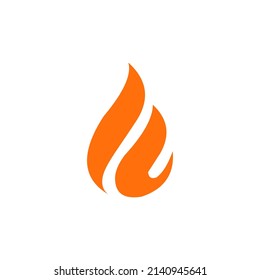 illustration logo fire icon templet 