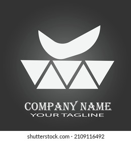 illustration logo and icon design with some various style design concept web