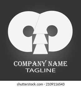 Illustrations-Logo und Icon-Design mit einigen verschiedenen Stilkonzepten Web