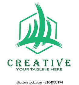 illustration logo and icon design of various style an alphabet  concept