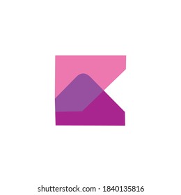 illustration logo icon k templet 