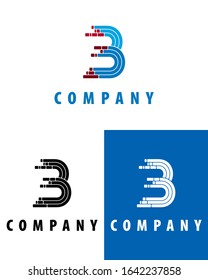 illustration of logo latter B, great for logo companies and brand 