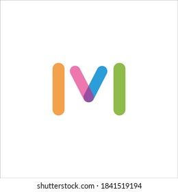 Illustrationslogo m Vektorsymbol