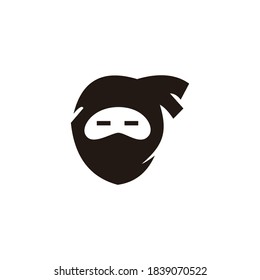 illustration logo ninja templet icon