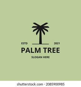 illustration of a logo palm trees