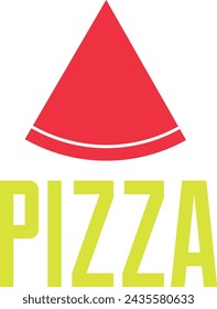 illustration logo pizza vector food