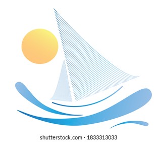 Logo-Segel für Illustrationen im Web-Design 