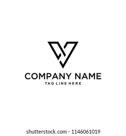 V Logo Triangle Logo Stock Vector (Royalty Free) 1410230411