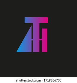 ilustración de la línea triángulo del logotipo