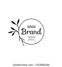 illustration logo vector graphic of tree seedlings, good for plant logos