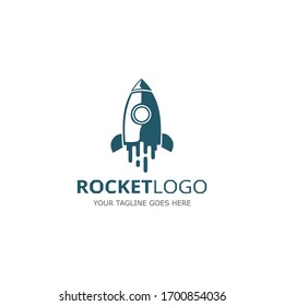 Logo de ilustración vector de lanzamiento