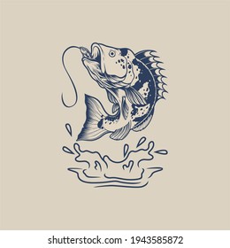 illustration, logotype, t-shirt design concept