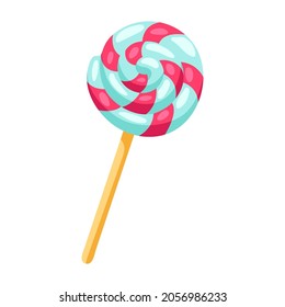 Illustration of lolipop. Food item for bars, restaurants and shops.