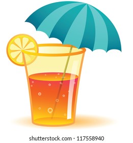 Illustration of Long Drink Glass