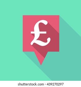 Illustration of a long tooltip icon with a pound sign