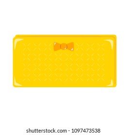 Illustration of a long wallet.