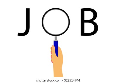 Illustration for Looking for Job
