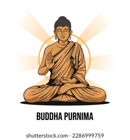 illustration of Lord Buddha in meditation