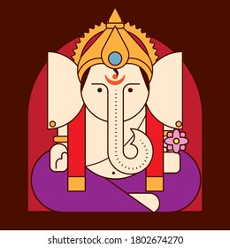 illustration of the lord ganesha