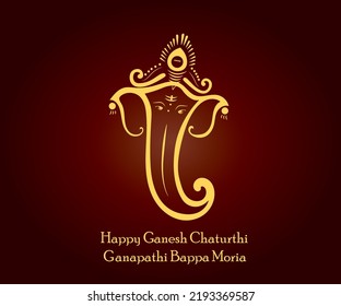 Illustration of Lord Ganesha, Hindu God,
Son of lord Shiva and Parvati
India Big festival Ganesh chaturthi celelbrations, Indian culture