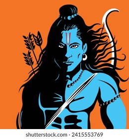 Illustration of Lord Ram, Shree Ram