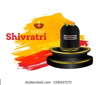 illustration of Lord Shiva, Indian God of Hindu for Shivratri 