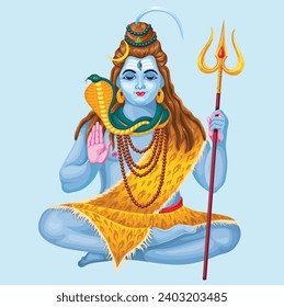 Illustration Of Lord Shiva Maha Shivratri Hindu